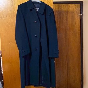 SOLD—-Burberry Wool PeaCoat